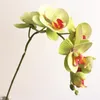 Ghirlande di fiori decorativi 1PC artificiale 7 teste farfalla orchidea bouquet fiore matrimonio decorazioni per la casa