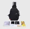 DHL30pcs Messenger Bags Women Men Unisex Nylon Brief Reflection Waterproof Sport Cross Body Bag Black Beige