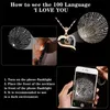 Mother's Day Natural Eternal Rose Jewelry Box /w 100 Languages Love Necklace Preserved Flowers Proposal Ring Case Gifts for Her 220311