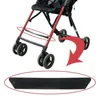 Kinderwagen-Teile-Zubehör, rutschfestes Fußpolster für Babys, Pedal-Kinderwagen, schwarzer Kunststoff, kompakt, leicht, rutschfeste Fußstütze