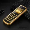 Luxo Desbloqueado Signature 8800 Metal Body Phone celular Mini Dual SIM Card GSM Quad Band Mp3 FM Câmera Caso de celular barato Case9587739