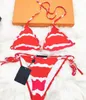 2021 sommer Frauen Designer Bikinis Mit Buchstaben Top Qualität Atmungsaktive 2 Stück Badeanzüge Für Frauen Sexy Badeanzug S-XL