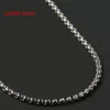 Kedjor 2021 Classic Rope Chain Men Necklace Bredd 2 3 4 5 mm rostfritt stål Figaro Kina för kvinnor smycken275l