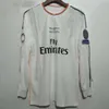 Retro Real MadridS voetbalshirt met lange mouwen Voetbalshirts GUTI Ramos SEEDORF CARLOS 10 11 12 13 14 15 16 17 RONALDO ZIDANE RAUL 00 01 02 03 04 05 06 07 finale KAKA