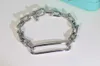 Nova moda masculina feminina jóias pulseira correntes pulseiras de ligação de aço inoxidável bangle7736890