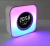 P10 Colorful Light Bluetooth Speaker Table RGB Lamp Sound Box with LED Display Alarm Clock Hifi Radio Micro SD Card Slot U-disk