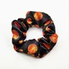 Silky Satin Elastic Scrunchie Hair Football Baseball Basketball Print Ponytail Holder Hair Rings Donut Grip Bobble Bracelet Bangle5197985