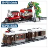 City Creator Train High-Tech Railway Track Building Blocks Christmas Gift Figury Cegły Elektryczne Zabawki Edukacyjne dla dzieci