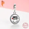 BELAWANG 100% 925 Sterling Silver Teacher & Book Dangle Charms Fit Original Pandora Bracelet Necklace for Women Jewelry Making Q0531