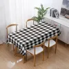 Toalha de mesa natal vermelho verde xadrez toalha de mesa papai noel corredor para jantar decoração de casa ano mesas de natal cover2510240