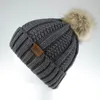 Bonnet/crâne casquettes femmes filles chapeau garder au chaud hiver mode casquette décontracté tricoté laine ourlet Ski Casquette Femme # P2 Pros22
