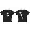 Moda Mężczyzna White Snake T Shirt Słynna Designer T-shirt Big V Wysokiej jakości Hip Hop Mężczyźni Kobiety Krótki Rękaw S-XL