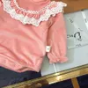 Весна осень высокого и качества Новый 2021 Baby Fashion Baby двусторонний плюс бархат с длинными рукавами one-piece 1230m010