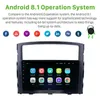 Android 9-дюймовый 2din автомобильный DVD-радио GPS-плеер для Mitsubishi Pajero V97 / V93 2006-2013 головной блок