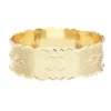 Gouden Dubai -armband voor vrouwen Marokko armband Midden -Oosten Populaire bruiloft sieraden Afrikaans geschenk Q0719