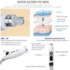 Bärbar EMS Microneedle RF Face Lift Machine No Needle Mesoterapi Gun Injector Water Injection Anti Aging Salon Beauty Equipment