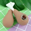 Hot style chicken leg Silicone smoking pipes portable glass bong dab rig hand pipe