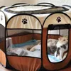 Octagonal Cage Pet Tent Portable Collapsible Dog House Cat Game Fence Simple Outdoor 210924