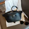 Kvinnors väska 100% Äkta läderbälte Väska Midja Packs Designer Luxury Shoulder Ladies Kvinnlig Bum Fanny Pack Bags Bumbag
