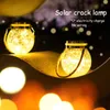 Solar Lamps Pattern LED Outdoor Crack Lamp Lights Garden Courtyard Festoon Christmas YEARS Landscape Decoration