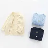 Barns cardigan Boys Sweaters 2021 Atumn Winter Clothes for Kids Toddler Girl Stickad Sweater Jacket Baby Pullover Y1024