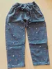 Casual Spring Autumn 2 3 4 6 8 9 10 Years Children Pocket Elastic Cotton Dot Loose Big Size Denim Jeans For Kids Baby Girls 210701