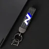 Keychains Carbon Fiber Car Key Chain 360 Degree Rotating Horseshoe Rings For Hyundai N Nline Tucson Kona Sonata Veloster I30 I20 Elantra Sma