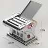 Elektriska nudlar som gör pressmaskin pasta maker nudel skärmaskin deg rullar kommersiellt och hemmabruk 2,5 mm 9mm EU US