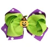 5 Stili Cute Girl Hair Bow Accessori Barrettes Tutti i diversi Accessori per la decorazione di Halloween Gioielli per bambini Cosplay Party Gift Clipper