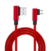 90 Graden USB Kabels Charger Cord Data Draad Oorsprong Lange 1M 2m 3m 3ft Snelle Lading voor Samsung Galaxy S20 Ultra Note 10 Plus