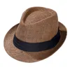 Imixlot 7 couleurs mode chaude été décontracté unisexe plage chapeau de paille Simple décontracté Protection solaire casquette de Jazz enfants Cowboy chapeaux