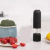 Moulin à sel et à poivre automatique, ensemble électrique en plastique et en céramique, pour herbes, poivre, épices, gadgets de cuisine réglables, RRB14520