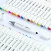 Маркеры установили 12 30 40 80 цветов двойных советов алкогольные графические рисования маркеров ручка для закладки манги рисования искусства поставщики 210705