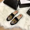 Mode Dames Designer Slippers Flat Tiger Cat Bloemen Gedrukt Womens Slides Casual Luxe Prom Avond Dame Dia Snel Schip