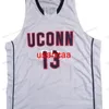 Personalizzato # 13 SHABAZZ NAPIER College Basketball Jersey uomo cucito bianco blu qualsiasi dimensione 2XS-5XL nome e numero