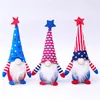 Partij Pluche Gnome Happy Pasen Mother's Day Graduation USA Patriottische Dwarf Pop Vakantiehuis Tafeldecoratie