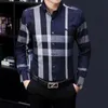 2021 designer de luxo terno masculino moda camisa casual marca primavera e outono slim a roupa mais elegante M-3XL # 06