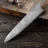 XITUO Şam Çelik Bıçak El Yapımı DIY Bıçak Kolu Olmadan Boş Yüksek karbonlu çelik şef bıçağı Japonya Santoku bıçak Cleaver