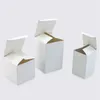 20 Storlek Vit förpackningsgåva Small Cardboard BoxesQuare Kraft Paper Cardboard Packaging Paper Box Factory Whole6568167