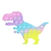 Fidget Toys Sensory Dinosaur unicorn Butterfly Macaron Animal Push Bubble Anti Stress Educational Children And Adults Decompressio8604621