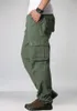 Hommes Cargo Pantalon Militaire Tactique Pantalon Hommes SWAT Combat Armée Pantalon De Nombreuses Poches Mode Décontractée Lâche Baggy Joger Travailleur Mâle
