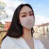 Diamond Mask for Women's Republic of Korea East Gate Summer Net Red Same Fashion Decorative 6NX9726