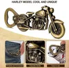 Motorbike flesopener, brons vintage bierflessen openers, motorfiets bier geschenken voor mannen papa echtgenoot vriendje, kerst presenteert kous stuffers