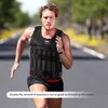 20kg / 50kg Verstelbaar gewogen vest Loading Gewichten Vest voor Boksen Training Running Workout Fitness Apparatuur Zandkleding