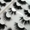 16 styles 25mm Lashes Fluffy 5d Mink Lashes Makeup Dramatic Long Natural Eyelashes Fluffy Eyelash Extension Reusable