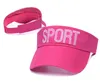 Erkeklerin Katı Renkli Mektup Özel Spor Güneşlik Şapkalar Yaz Moda Out Kapı erkek kadın Ayarlanabilir Cap ABD Fan'ın Düz Boş Şapkalar