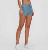 LU LU LEMONS Pantaloncini da yoga Pantaloni caldi Intimo da donna Con coulisse Corsa Corto da donna Abiti casual Abbigliamento sportivo per adulti Abbigliamento da palestra Esercizio per ragazze