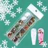 Glitter per unghie Albero di Natale Strumenti per manicure Fiocco di neve Paillettes Decorazioni artistiche fai da te Natale Fiocchi di neve Fette Prud22