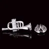 Högkvalitativ Fritid Rock Music Brosch Drum Saxofon Piano Violin Mäns Klassskjorta Suit Lapel Badge Pin Gift