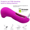 NXY Sex Toy Wibratory Samica Clitoris Inhaler Wibrator Tongue Urządzenie ssące Lick Point G Masaż Sutek Stymulator 1218